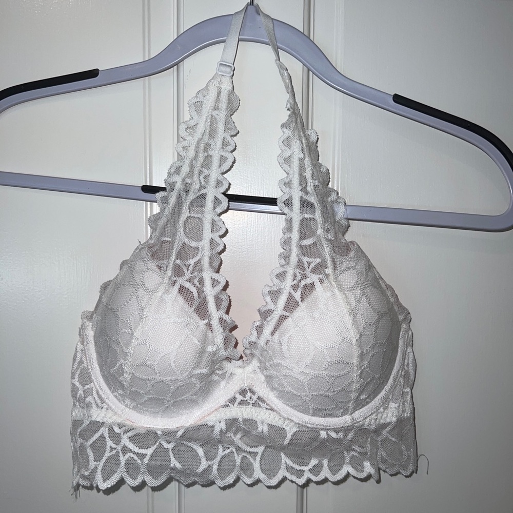 Victoria’s Secret PINK White Lace Bralette